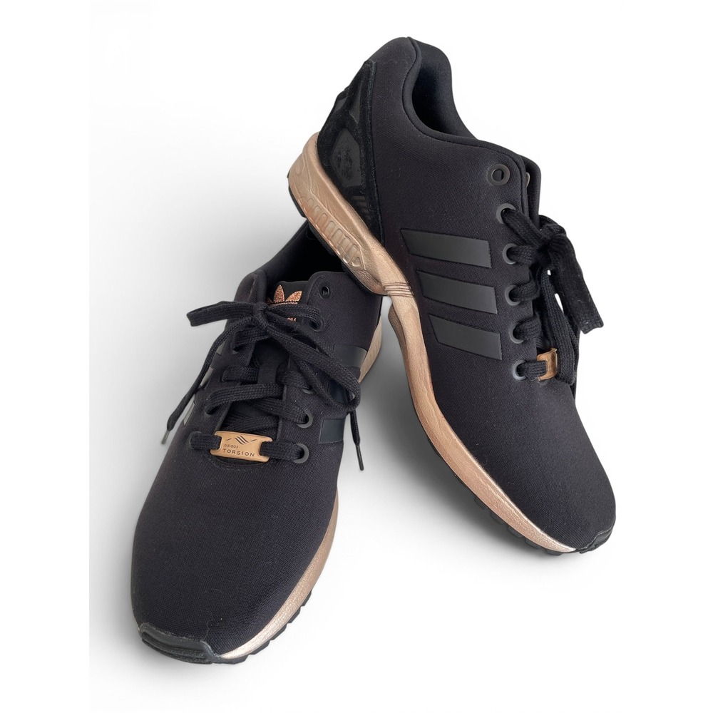 Adidas ZX Flux Copper Black S78977 Torsion Women's 8.5 Rare 2016 Sneakers